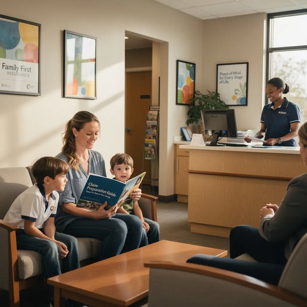 Konsultant omawiający szczegóły ubezpieczenia samochodowego z klientem.